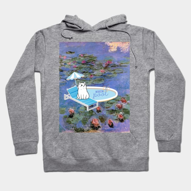 Summer vibes at the pond Hoodie by AngelicaBO